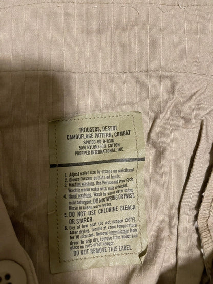 Genuine US military 3 Color Desert 50/50 Nyco trousers /pants Albert - Image 7