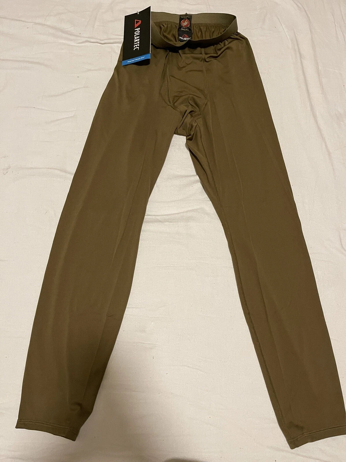 USMC Polartec Power Dry Silk Weight Coyote tan Cold weather Drawer Small. - Image 7