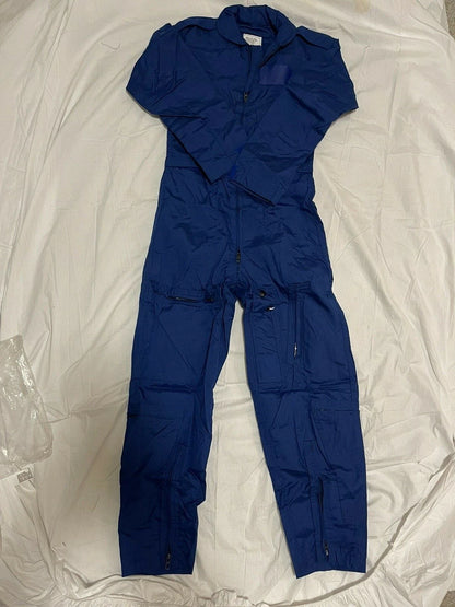 USAF Flyers Coverall ,Fire Resistant Aramid CWU-73P Blue size 32Short Youth Size - Image 1