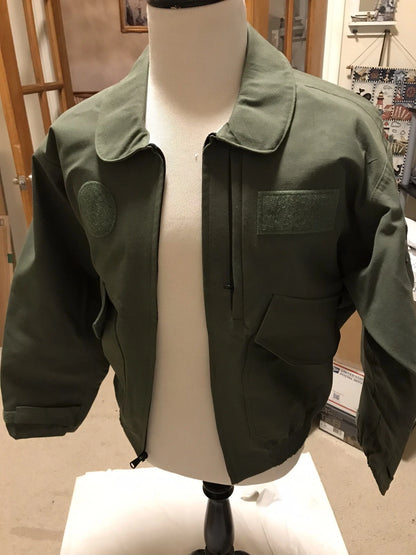 US MILITARY OUTERSHELL FIRE RESISTANCE GORTEX BREATHABLE FOUL WEATHER JACKET LR  - Image 1