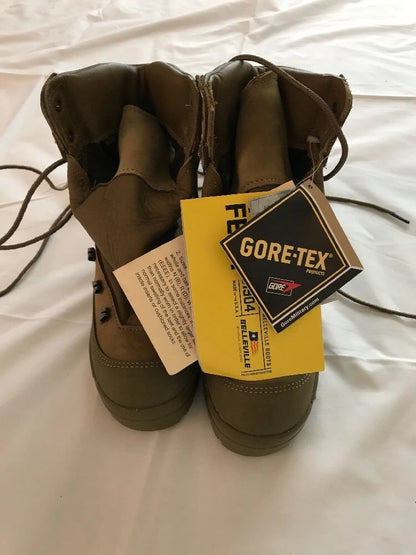 US Army Bellville Goretex Coyote Cold Weather Mountain Climber Boots New Size 5 - Image 1
