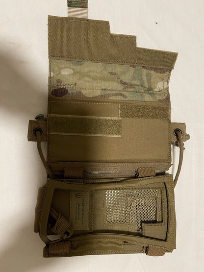 US MILITARY MOLLE MULTICAM TACTICAL WALLET UTILITY ADMIN POUCH CELL PHONE CASE N - Image 6
