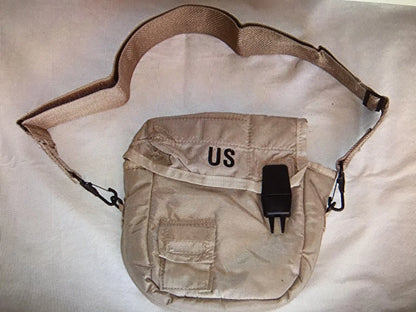 US Military 2 Quart Desert Canteen With Cover and Shoulder Strap Complete New - Image 2