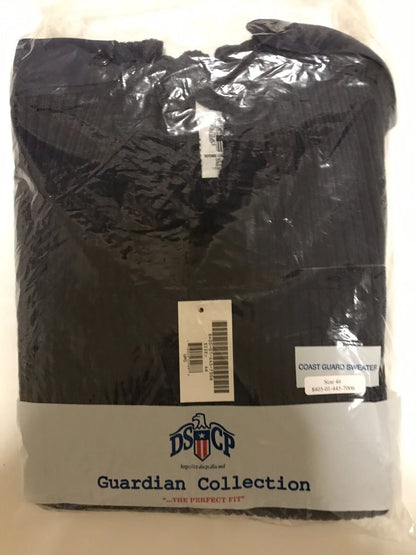 Genuine US Coast Guard Guardian Collection 100% Wool Blue Swater Size 46 New  - Image 10