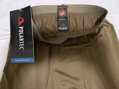 USMC Polartec Power Dry Silk Weight Coyote tan Cold weather Drawer Small. - Image 3