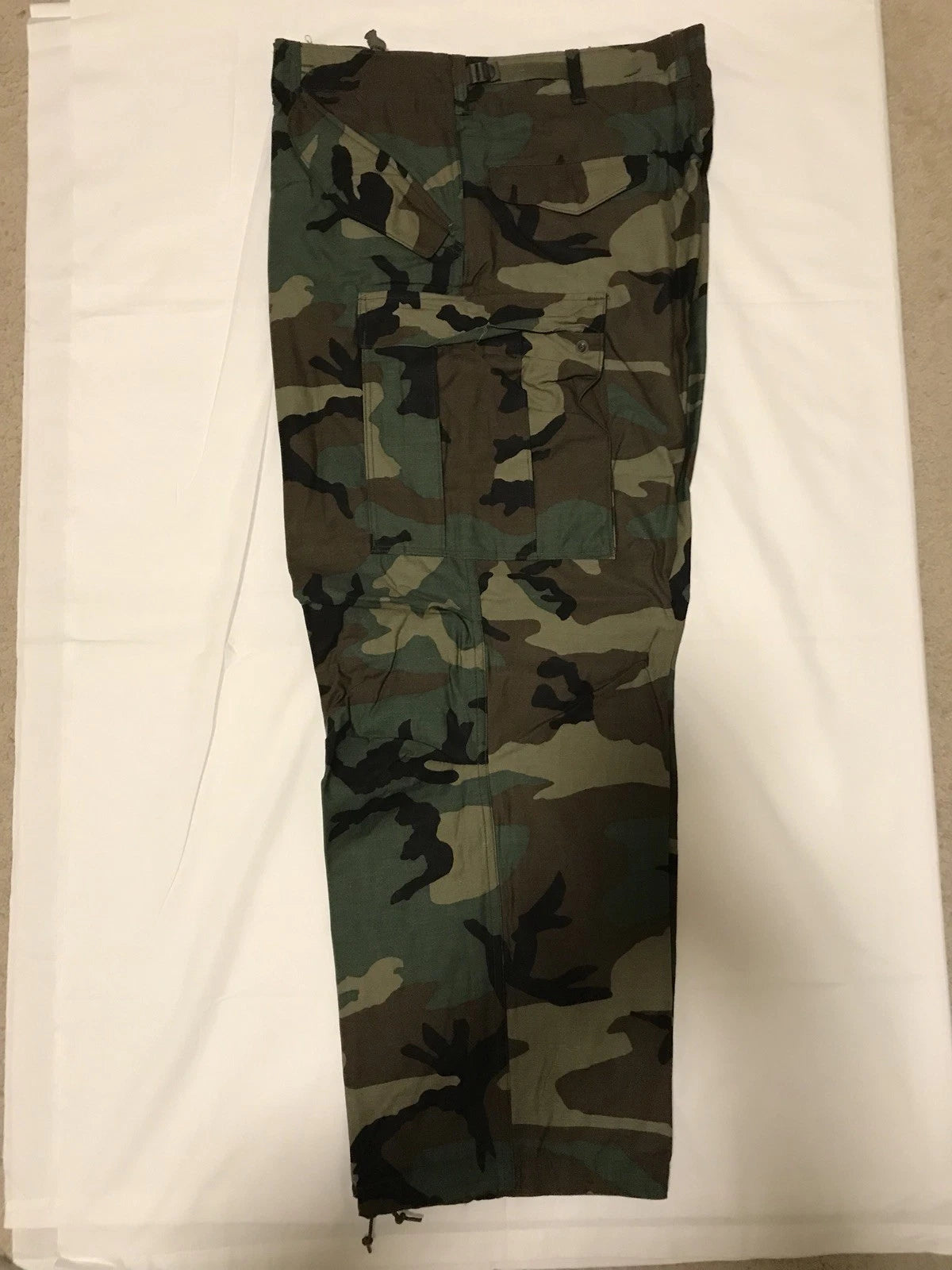 M65 Woodland Cold Weather Field Pants w Liner and Suspenders NOS USGI Med Reg - Image 1