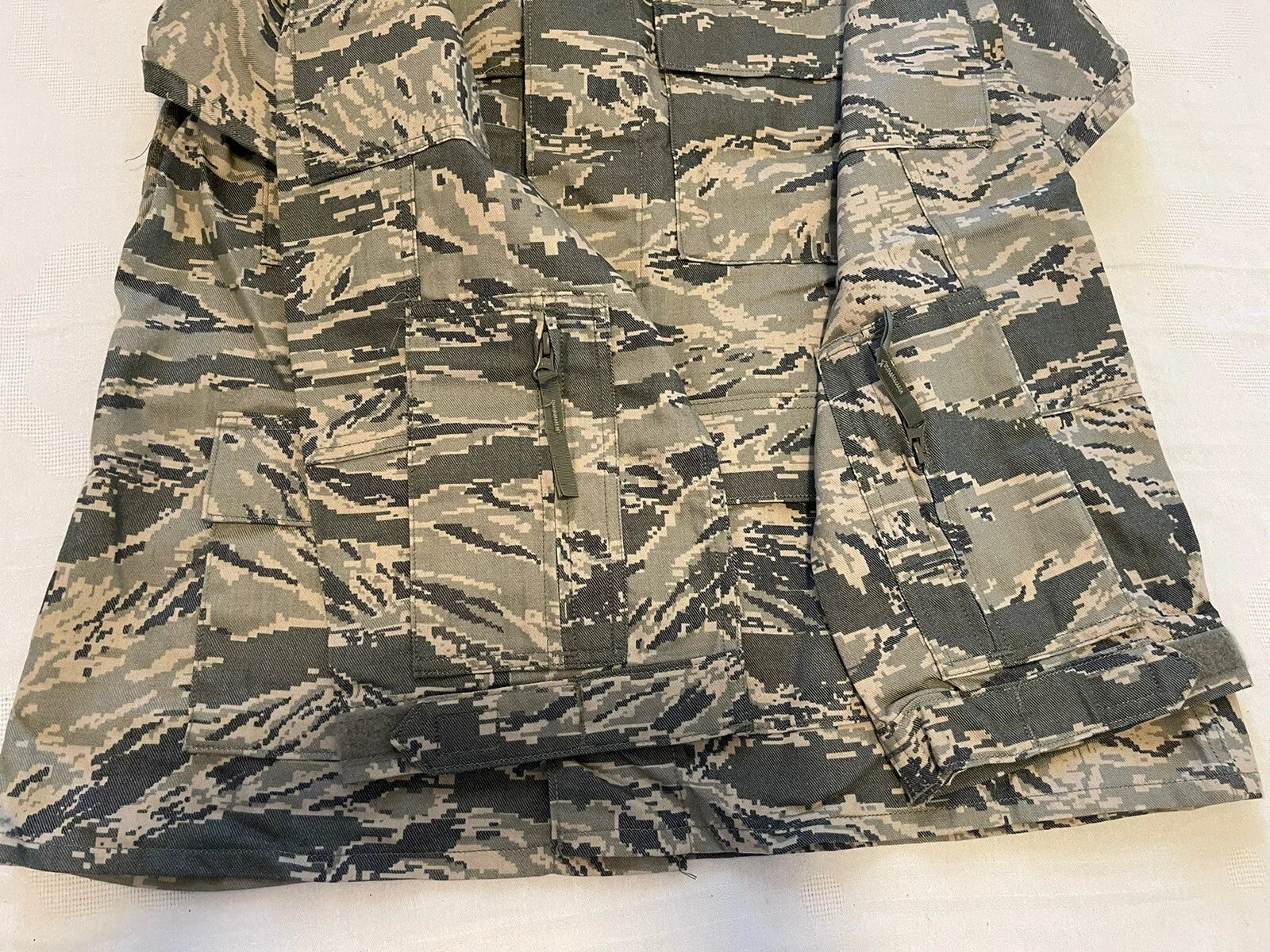 USAF AIRMAN'S BATTLE ENSEMBLE ABU TIGER STRIPE CAMO TOP NOMEX/ARAMID NEW LR - Image 11