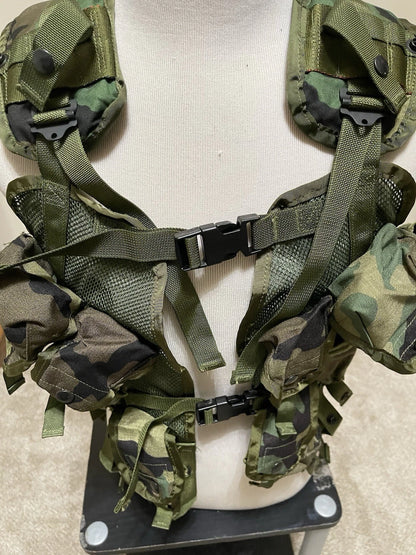USGI Military Enhanced Tactical Load Bearing Vest Woodland 8415-01-296-8878 - Image 4