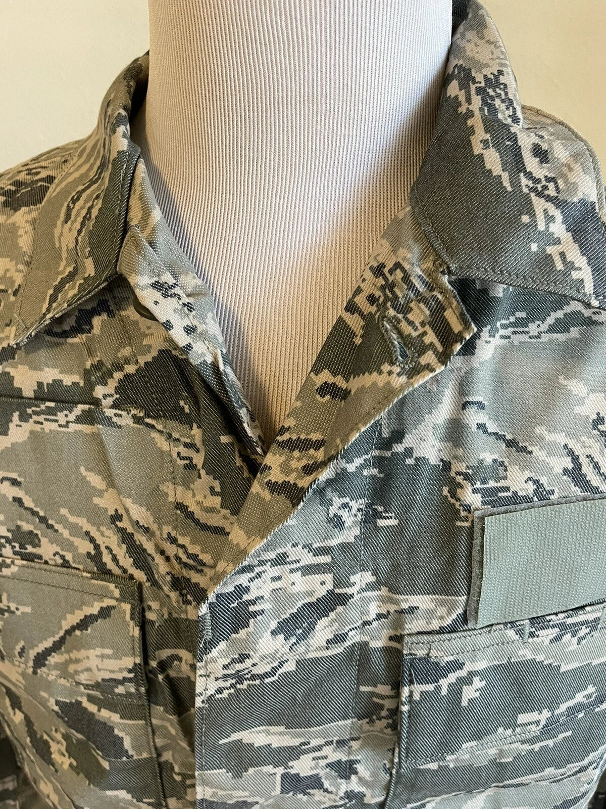 USAF AIRMAN'S BATTLE ENSEMBLE ABU TIGER STRIPE CAMO TOP NOMEX/ARAMID NEW LR - Image 3