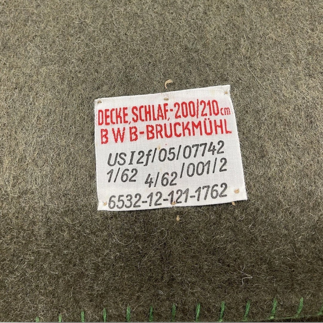 Genuine West German Army “Bundes-Eigentum” Wool Blanket