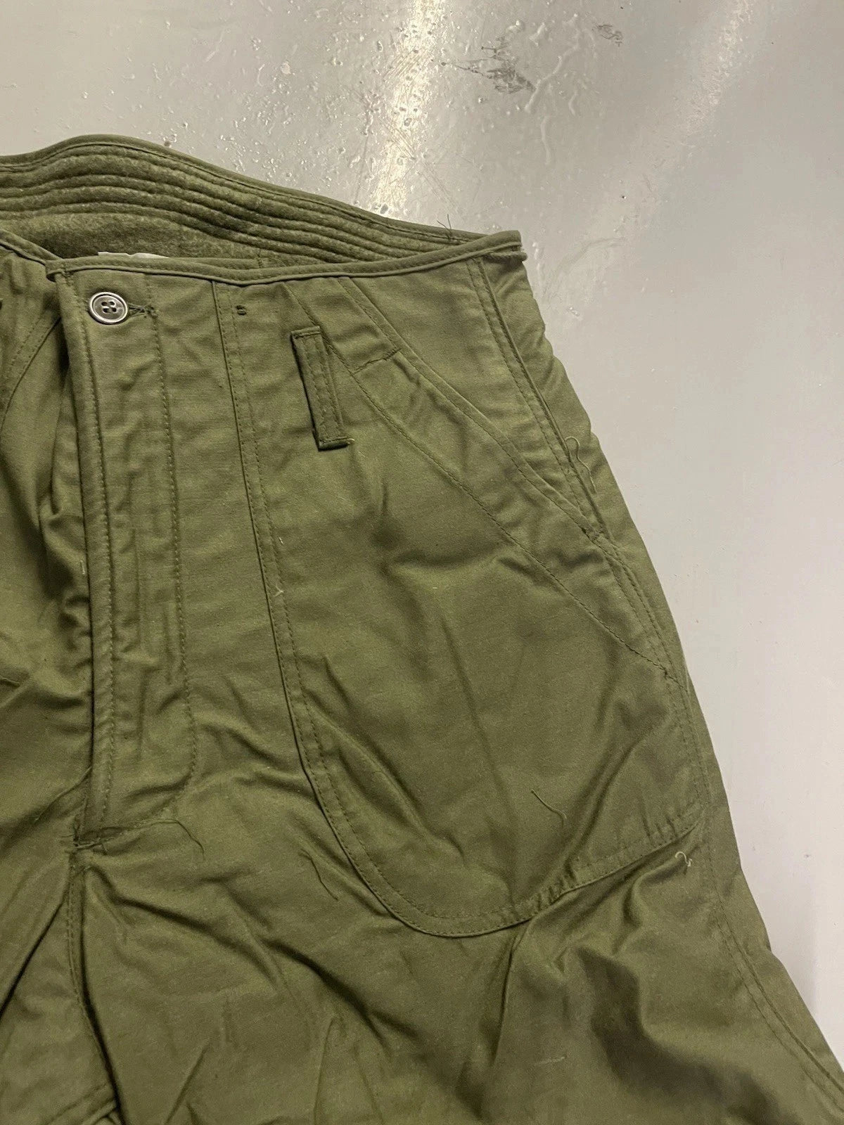 US Navy Nyco OD Cold Weather Permeable Deck Pants  Med. Reg.Alpha Ind .New. - Image 7