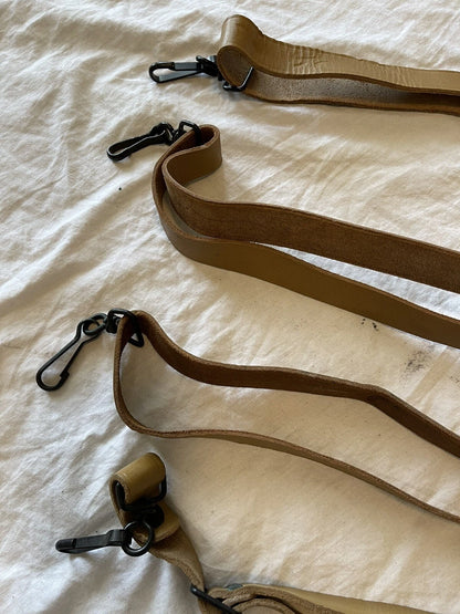 FRENCH MILITARY MAT BROWN LEATHER RIFLE SLING ARMY MAS RIFLE 49 & 49/54 GENUINE - Image 8