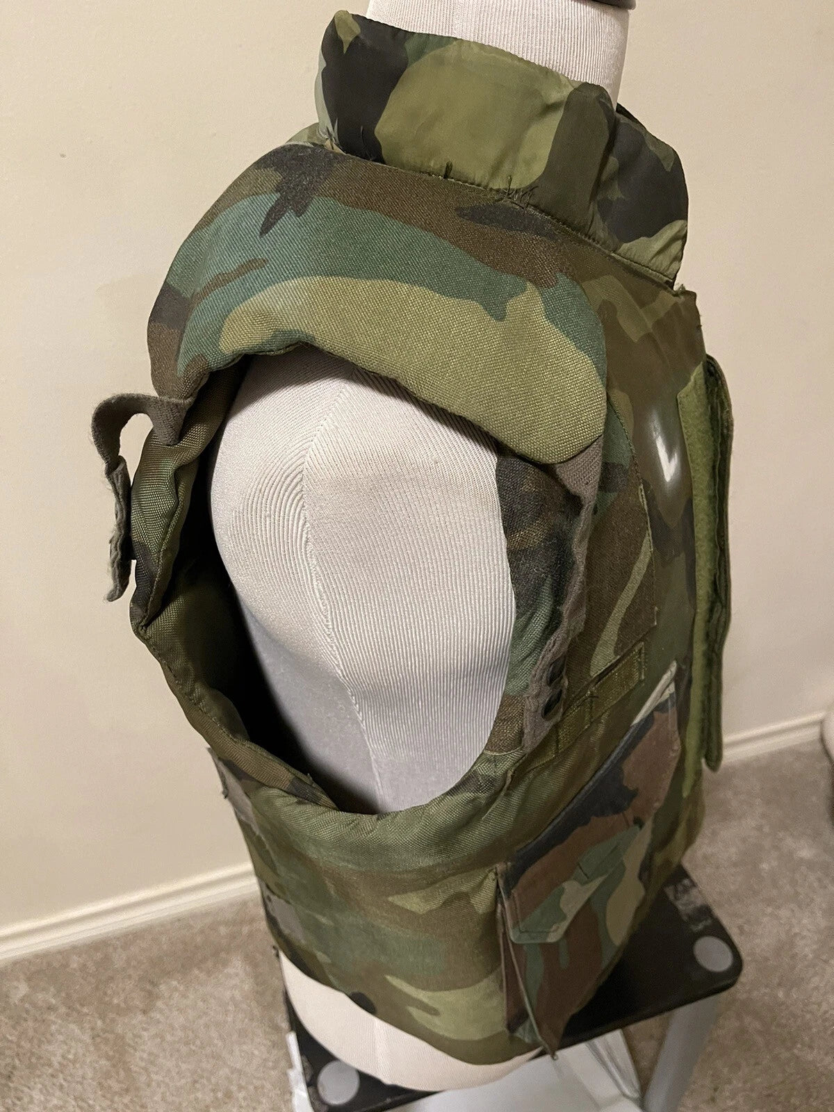 US MILITARY US GI WOODLAND CAMOFLAUGE FRAGMANTATION VEST VINTAGE COLLECTIBLE - Image 8