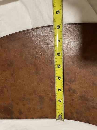 French Military Surplus Motercycle Leather back brace Kidney Belt Collectible - Image 13