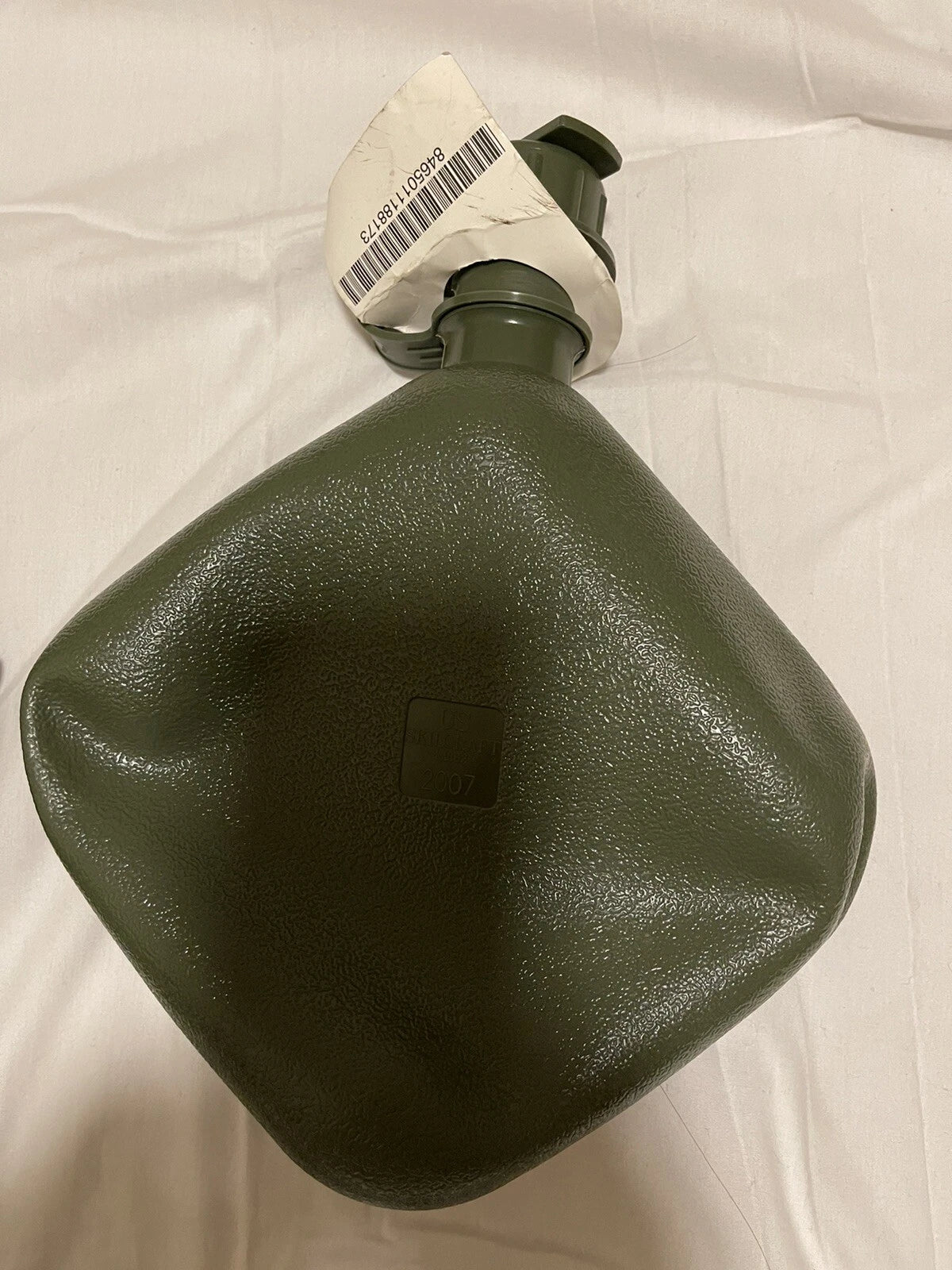New-US GI O.D.Green 2 Qt Canteen with Carrier/Cover and Shoulder Strap,Un-Issued - Image 4