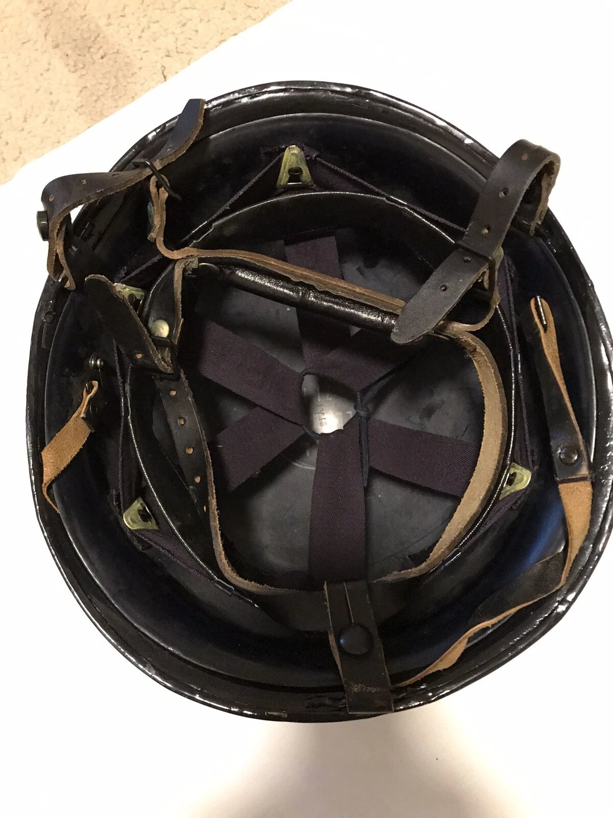 Genuine Vintage French Army Helmet - Image 4