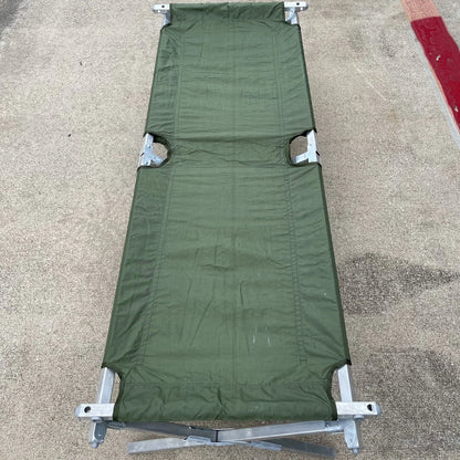NEW USGI MILITARY CAMPING COT  SLEEPING BED OD W/Mosquito net &Poles. - Image 7