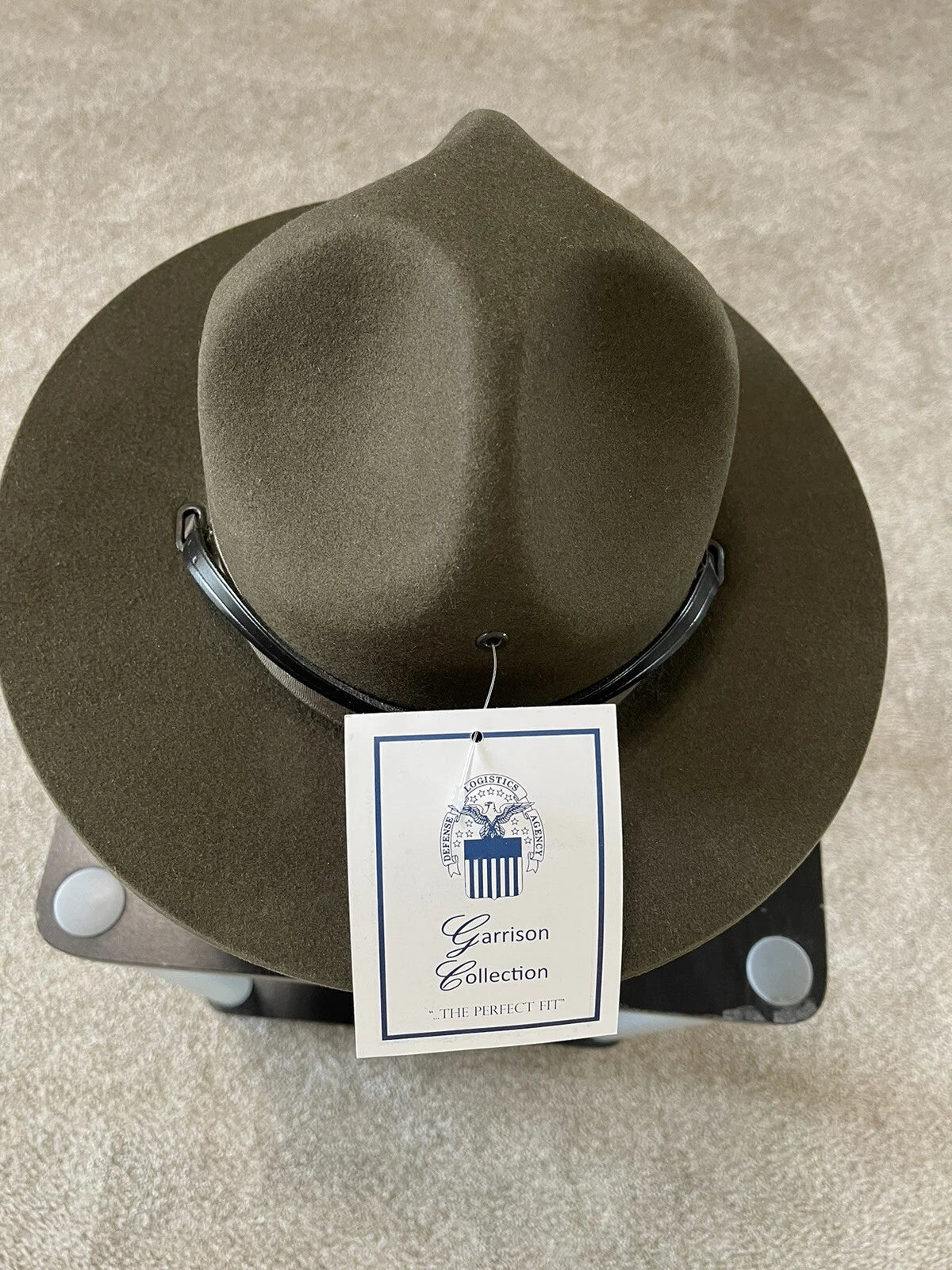 Genuine US military Garrison Collection Drill Sergeants  Hat Brand New M= 57cm - Image 1