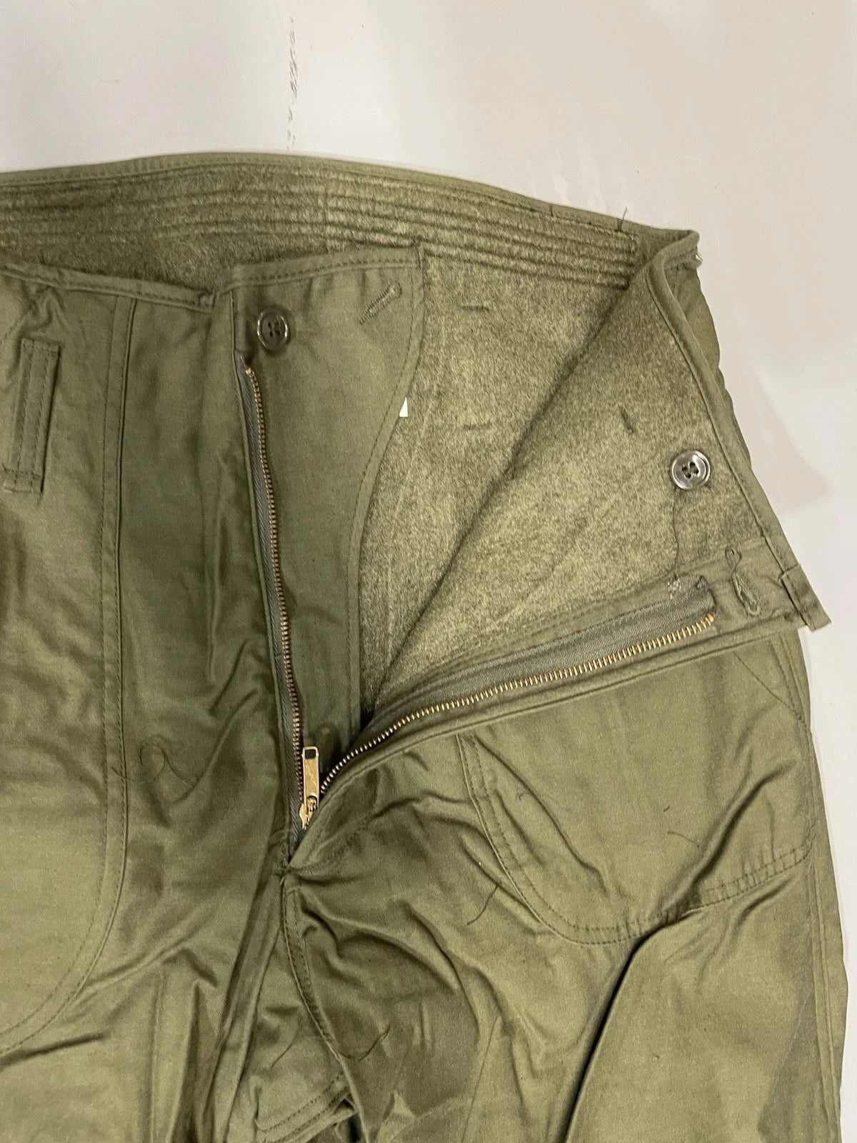 US Navy Nyco OD Cold Weather Permeable Deck Pants  Med. Reg.Alpha Ind .New. - Image 12