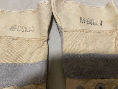 MILITARY ISSUE LEATHER WORK GLOVES U.S.A MADE NEW OLD STOCK Men's size 4.Large. - Image 5