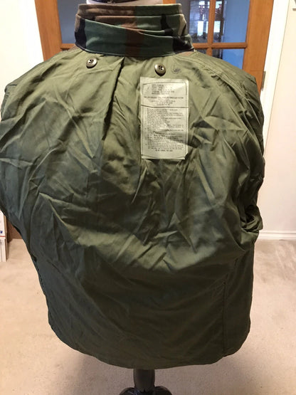 GENUINE US GI MILITARY WOODLAND CAMO M65FIELD JACKE MEDIUM REG. - Image 3