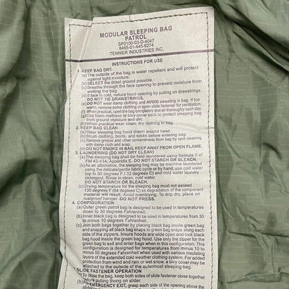 Genuine US Military 4 Pcs. Woodland Gortex Sleep System MSS Complete