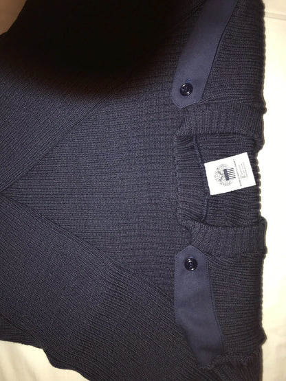Genuine US Coast Guard Guardian Collection 100% Wool Blue Swater Size 46 New  - Image 6