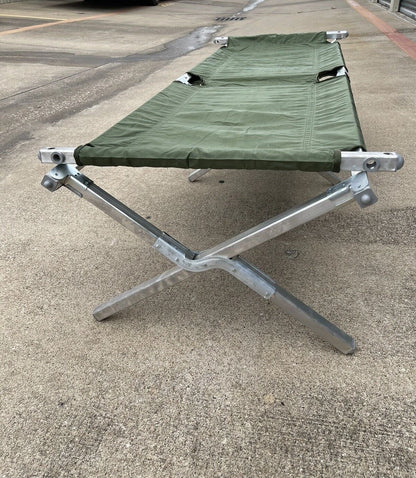 NEW USGI MILITARY CAMPING COT  SLEEPING BED OD W/Mosquito net &Poles. - Image 8