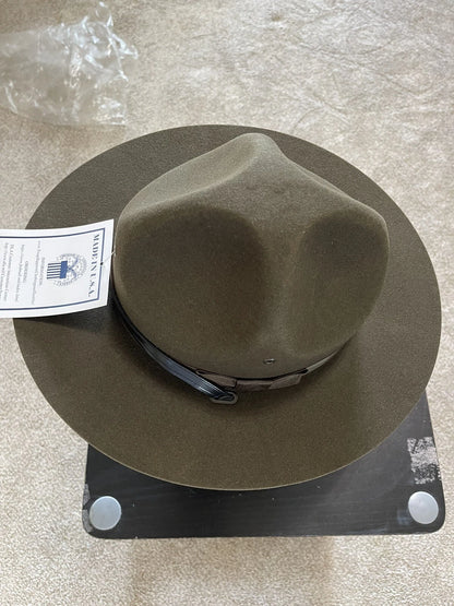 Genuine US military Garrison Collection Drill Sergeants  Hat Brand New M= 57cm - Image 3