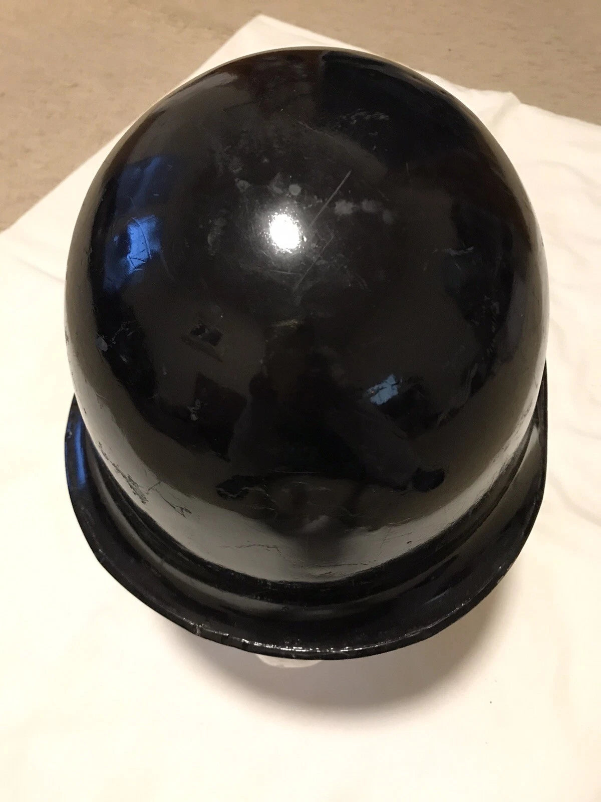 Genuine French Dark Blue Gendarmerie Helmet In Mint Condition - Image 2