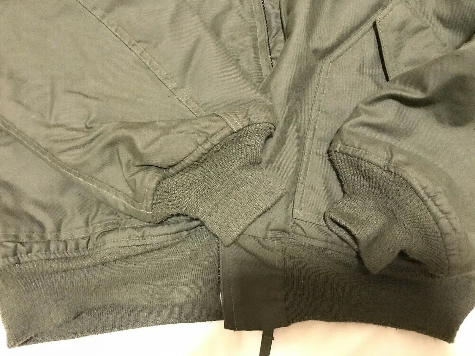 GENUINE US MILITARY ARMY /USAF 45P NOMEX FLYERS JACKET SAGE XL Dull Finish. - Image 12