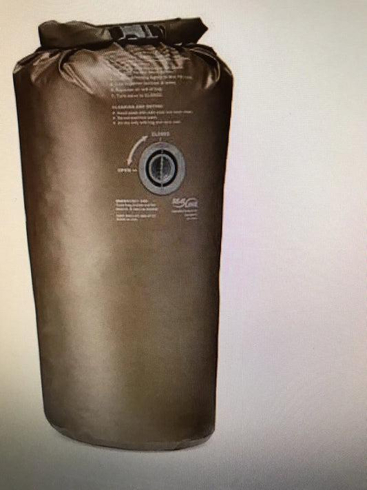  USMC 56L WATERPROOF DRY BAG COMPRESSION LIGHT WEIGHT BACK PACKING CAMP HUNTING - Image 1