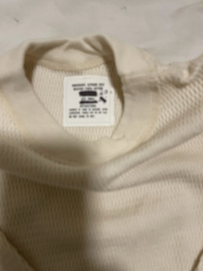  US Military Vintage   Ext Cold Weather ECW Thermal LS 100% Cotton Shirt Small  - Image 6