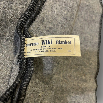 Vintage Canadian Civil Defense Wool Blanket (1950s–1960s)