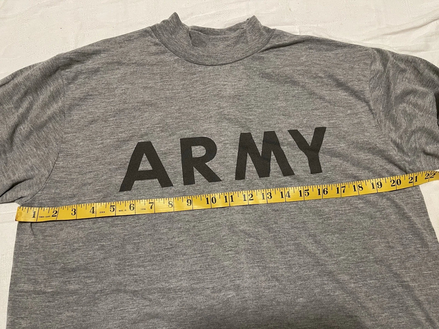 MEN'S MED SHIRT LONG SLEEVE PHYSICAL FITNESST-SHIRT IPFU  US ARMY REFLECTIVE PT - Image 7