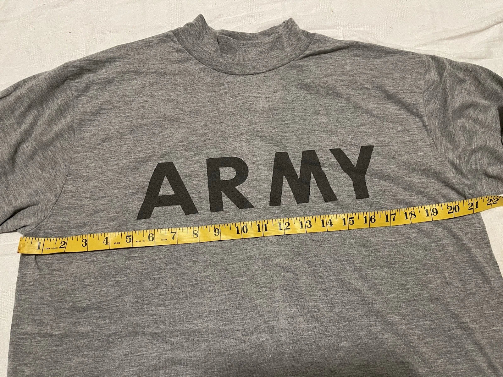 MEN'S MED SHIRT LONG SLEEVE PHYSICAL FITNESST-SHIRT IPFU  US ARMY REFLECTIVE PT - Image 7