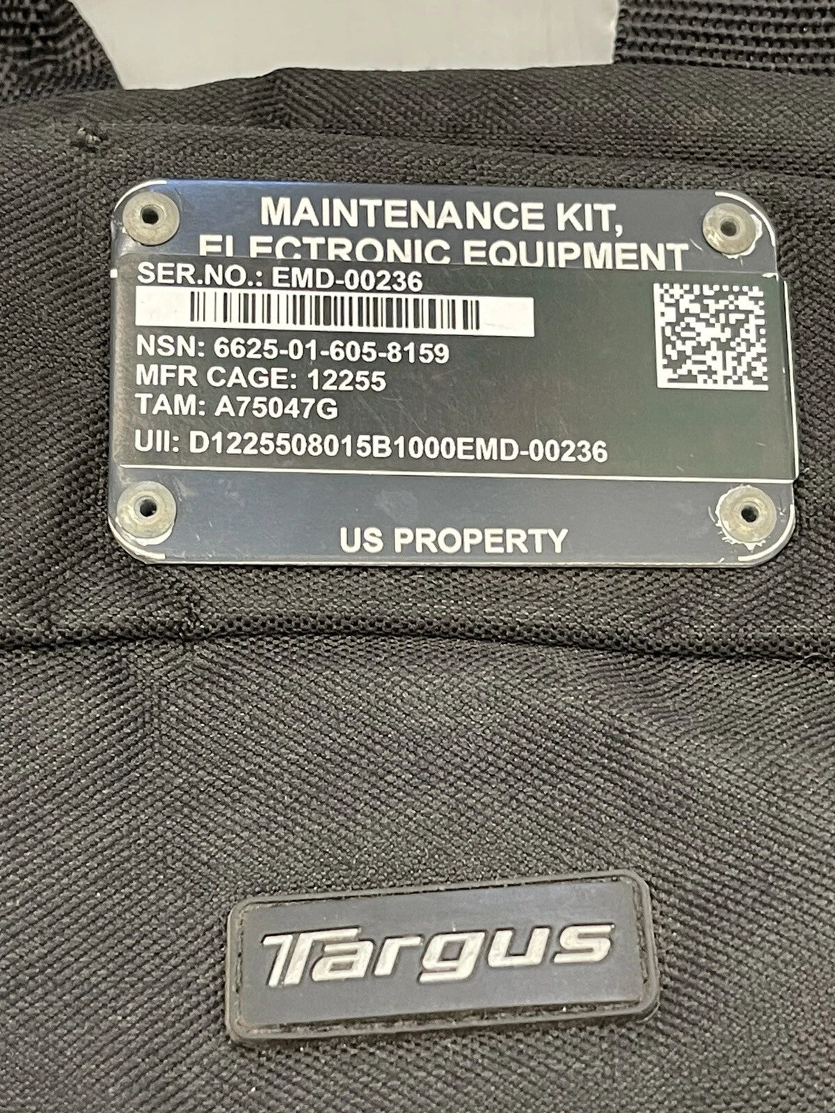 US Military Maintenance Kit, Electronic equipment back Pack. - Image 3
