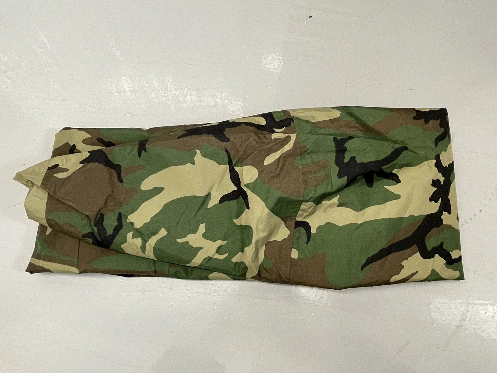 US Military Genuine Issue GI Modular Sleep System Bivy Cover, Woodland Camo,Used - Image 4