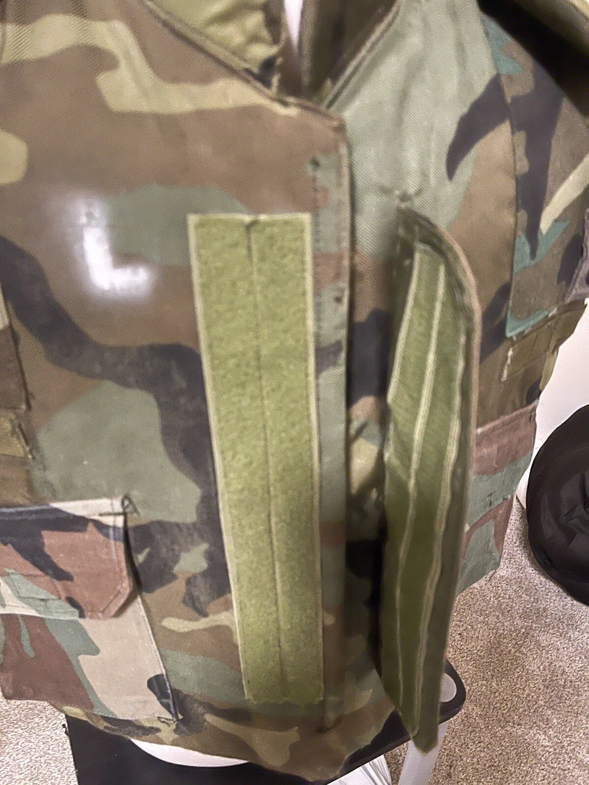 US MILITARY US GI WOODLAND CAMOFLAUGE FRAGMANTATION VEST VINTAGE COLLECTIBLE - Image 12