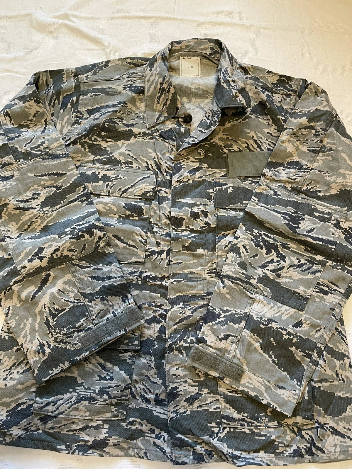 USAF AIRMAN'S BATTLE ENSEMBLE ABU TIGER STRIPE CAMO TOP NOMEX/ARAMID NEW LR - Image 5