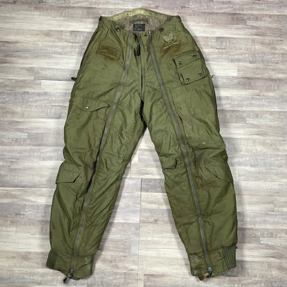 Genuine USAF WW II Flyers Intermediate Trousers Dated 1945 vintage Collectible. - Image 1