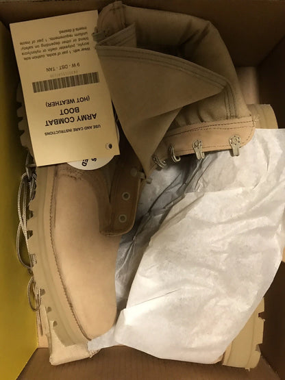 Genuine US Army 3 Layers Hot Weather Desert Combat Boots By Belleville 8Wide New - Image 7
