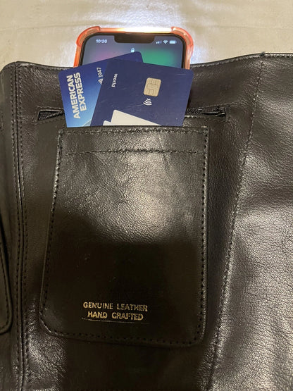 Ankle Wallet-Hidden Carry for Cash,Cr. Cards,ID, Keys - Soft Lamb Leather - Image 4