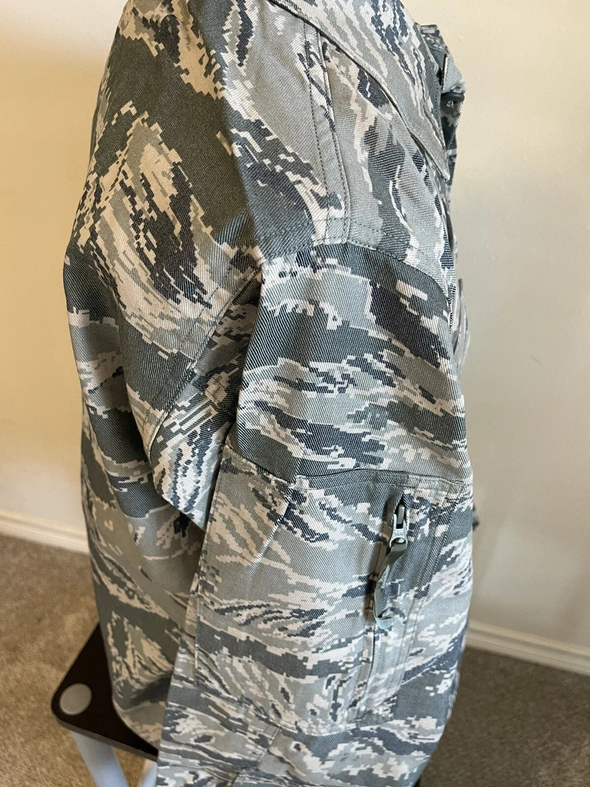 USAF AIRMAN'S BATTLE ENSEMBLE ABU TIGER STRIPE CAMO TOP NOMEX/ARAMID NEW LR - Image 10