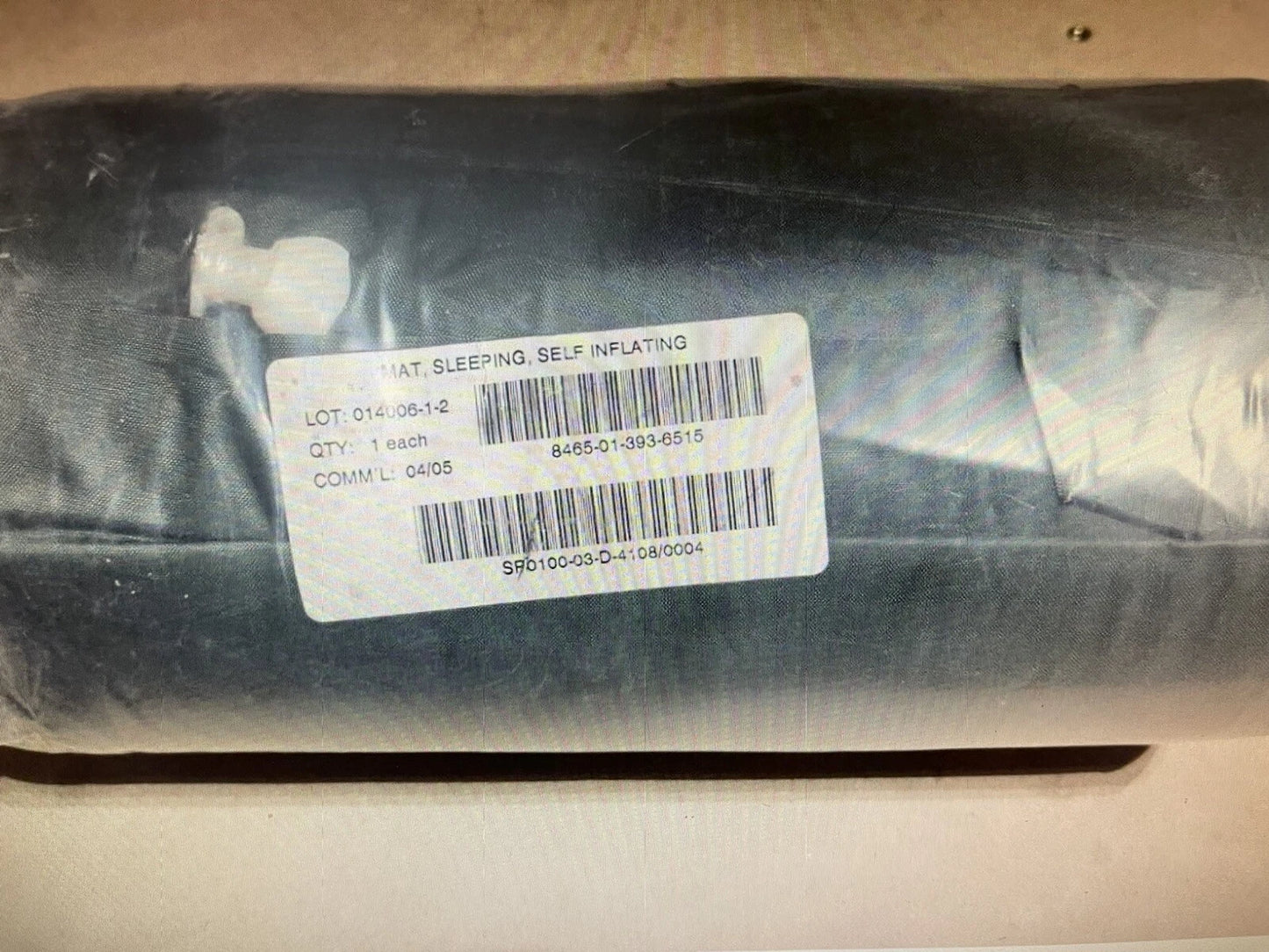 US Military Self-Inflating Sleeping Mat Dark Green NSN:8465-01-393-6515 NIP - Image 1