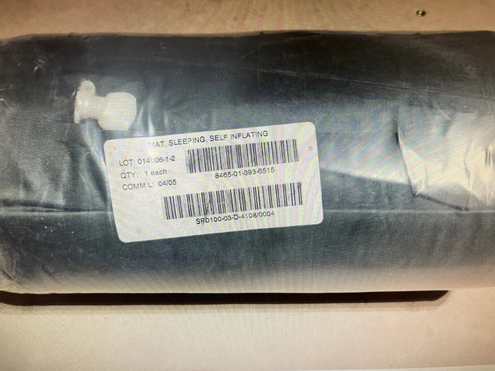 US Military Self-Inflating Sleeping Mat Dark Green NSN:8465-01-393-6515 NIP - Image 1