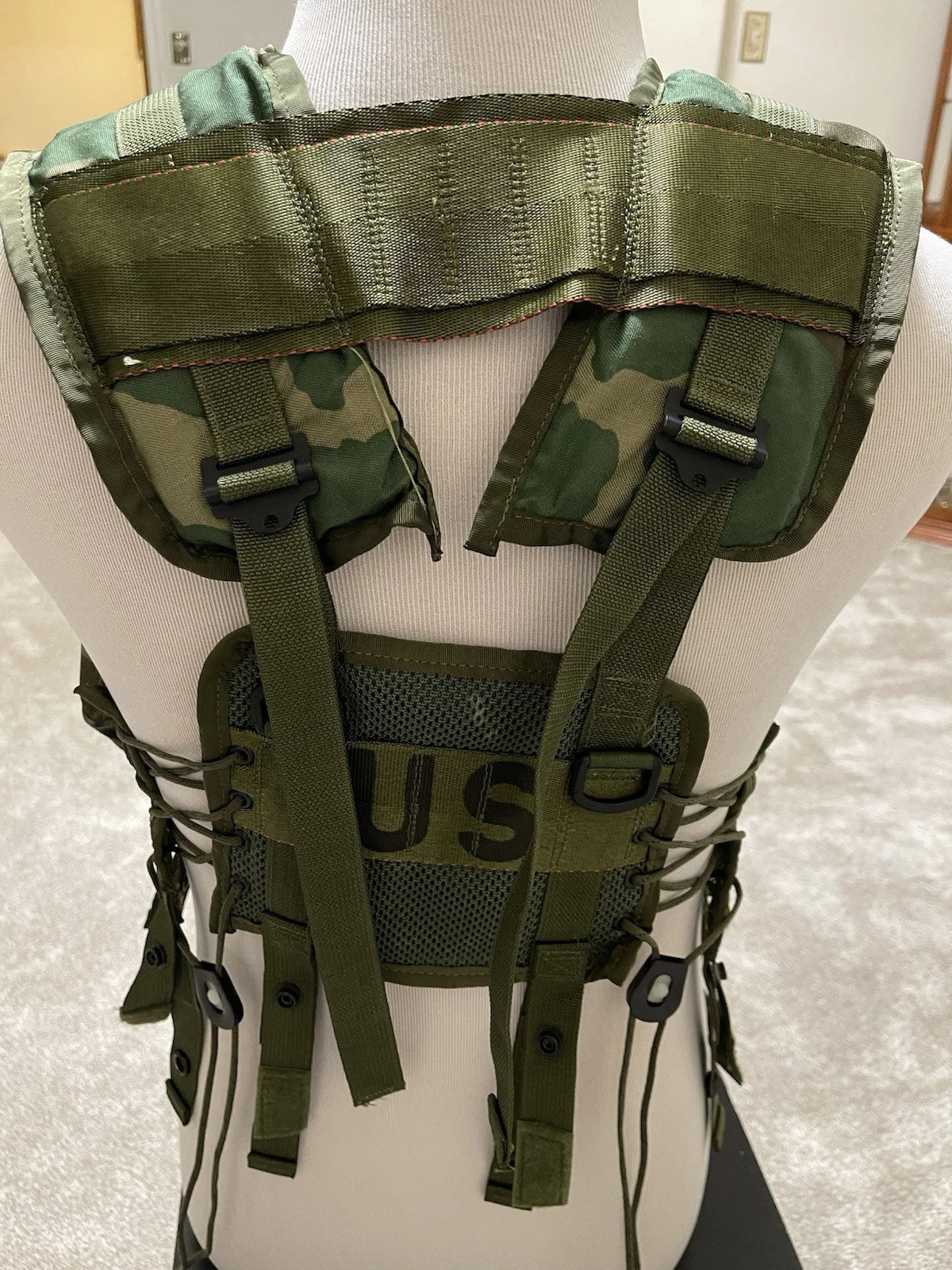 USGI Military Enhanced Tactical Load Bearing Vest Woodland 8415-01-296-8878 - Image 5