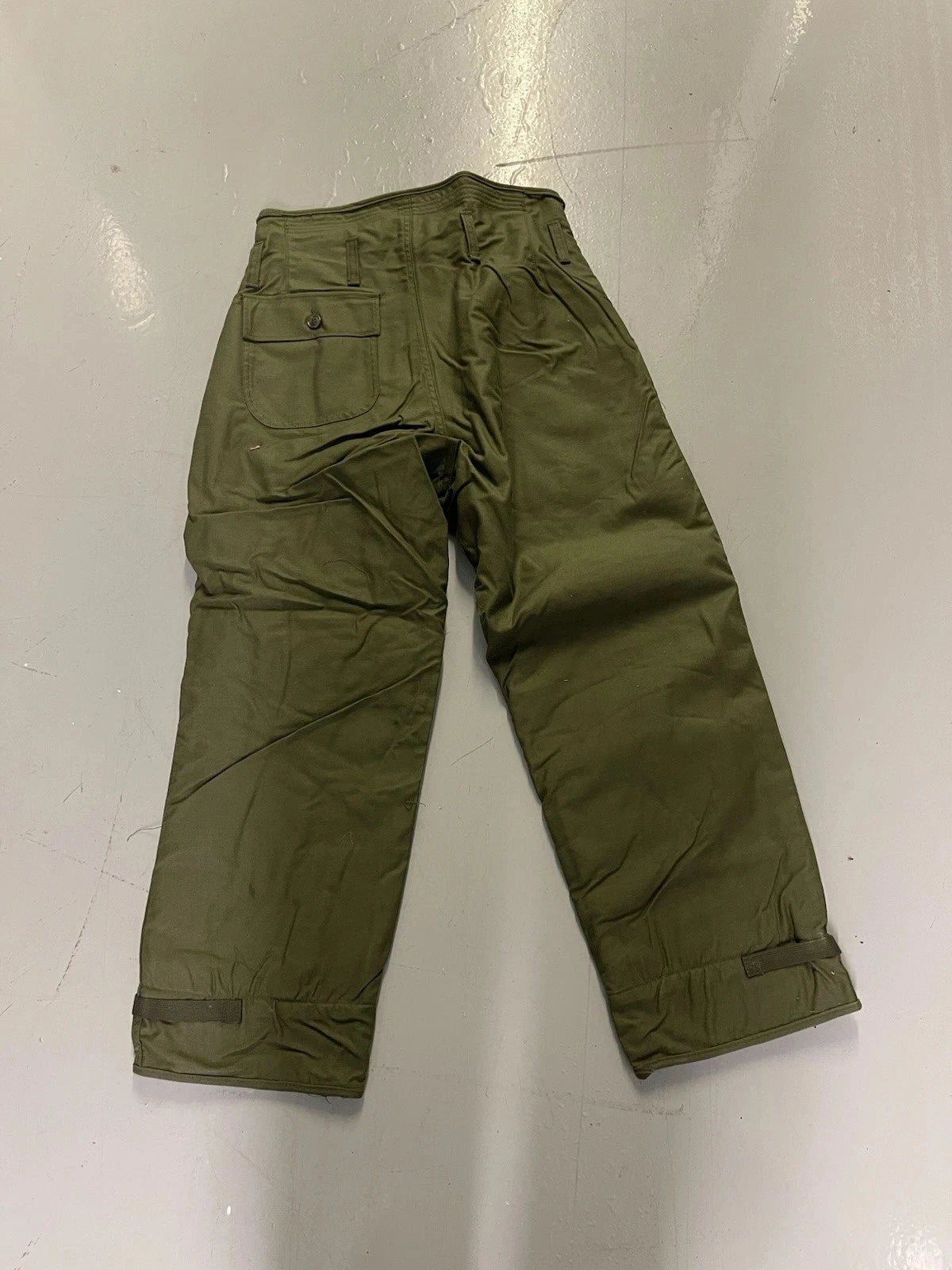 US Navy Nyco OD Cold Weather Permeable Deck Pants  Med. Reg.Alpha Ind .New. - Image 2