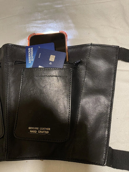 Ankle Wallet-Hidden Carry for Cash,Cr. Cards,ID, Keys - Soft Lamb Leather - Image 8