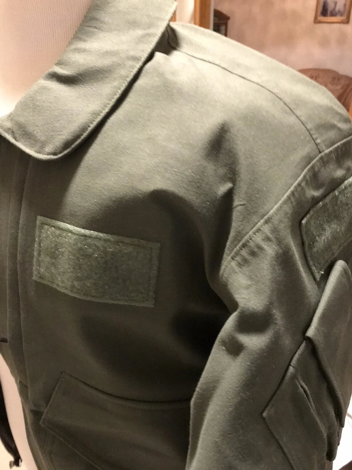 US MILITARY OUTERSHELL FIRE RESISTANCE GORTEX BREATHABLE FOUL WEATHER JACKET LR  - Image 2